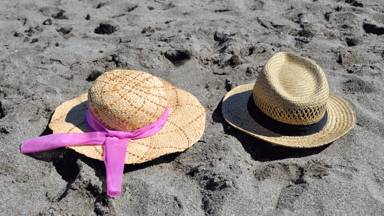 what are sun hats made of