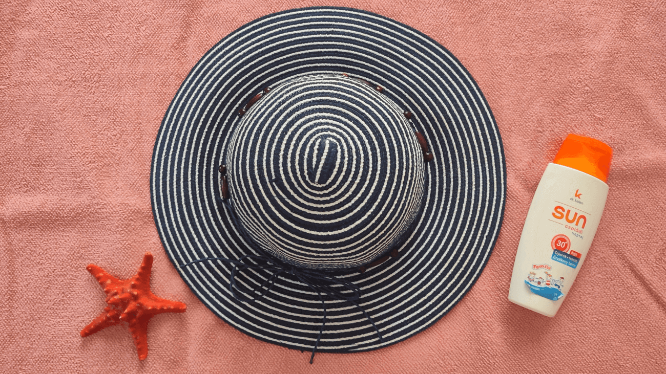 why should you use sunscreen and a hat when you are out in the sun