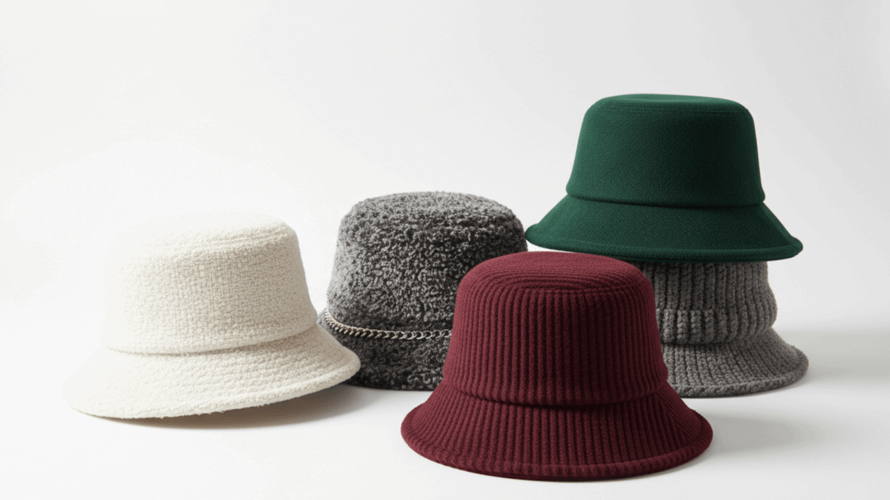 Wool Blend Bucket Hat Adjustable Vintage Style Fall Winter Outdoor Wool Blend Bucket Vintage Hats for Women for sale | eBay main image 4