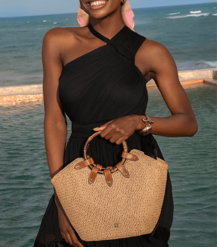 women straw beach bags 
