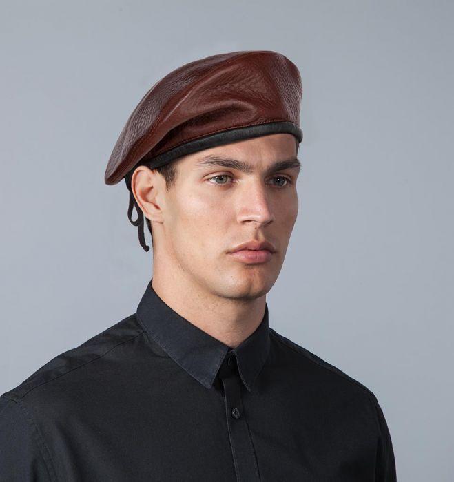 leather men hats