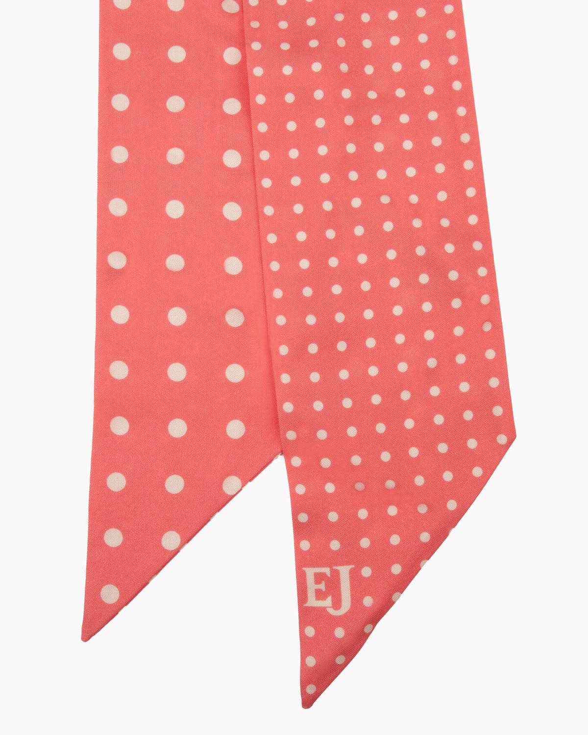 Twilly Scarf Pink Dot Eric Javits