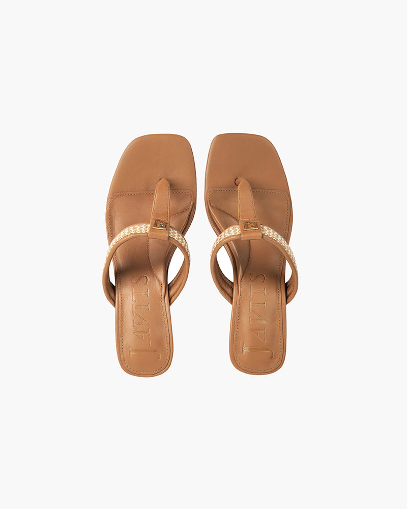 Eric Javits Peanut Logo Thong Summer Sandal