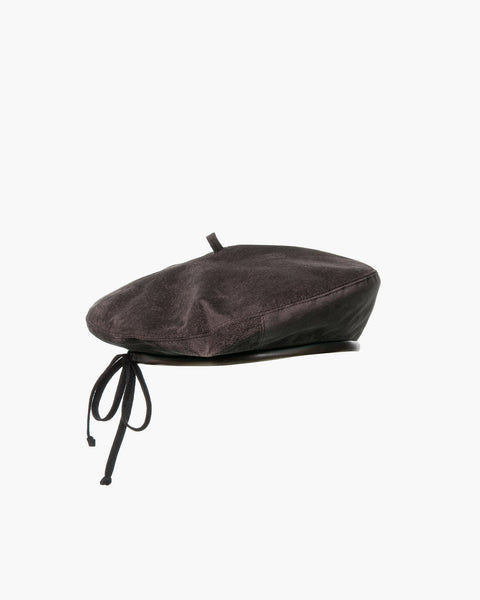 Suede Kate Beret Hat｜Water-Repellent – Eric Javits