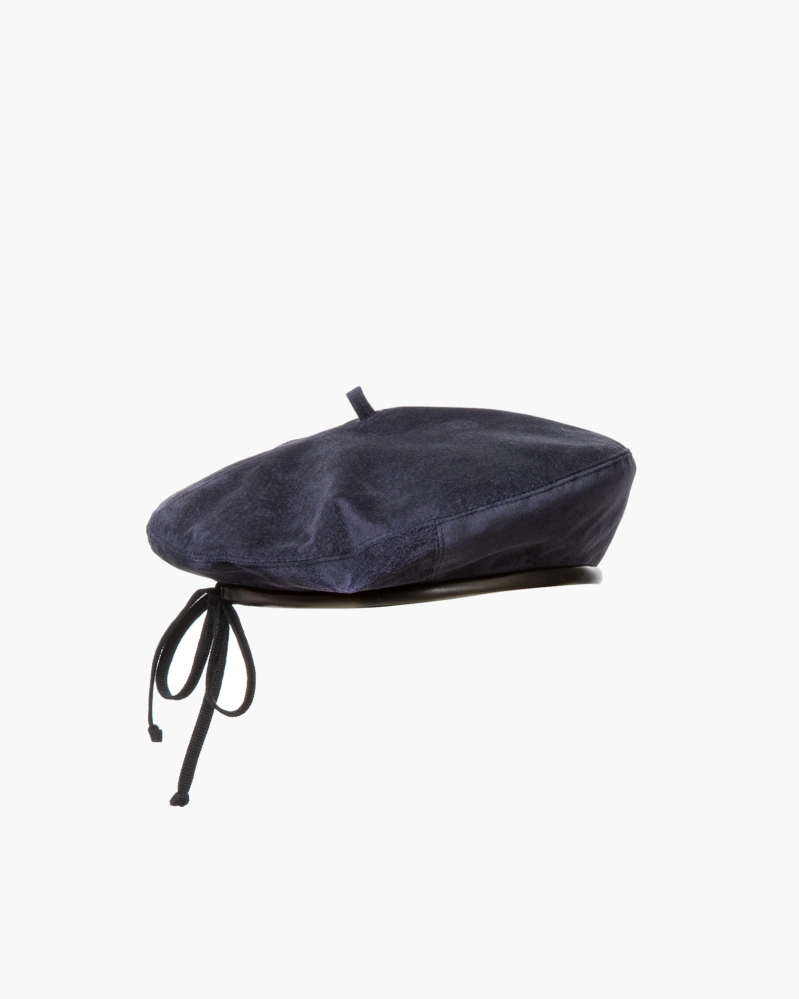 Eric Javits Brown Leather‎ Beret Hat Womens Soft Cap Size L Vintage EUC Sophie Beret｜Designer main image 2
