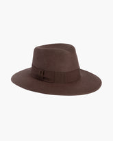 Wool Zora Chestnut Eric Javits, fedora hat, designer fedora hat