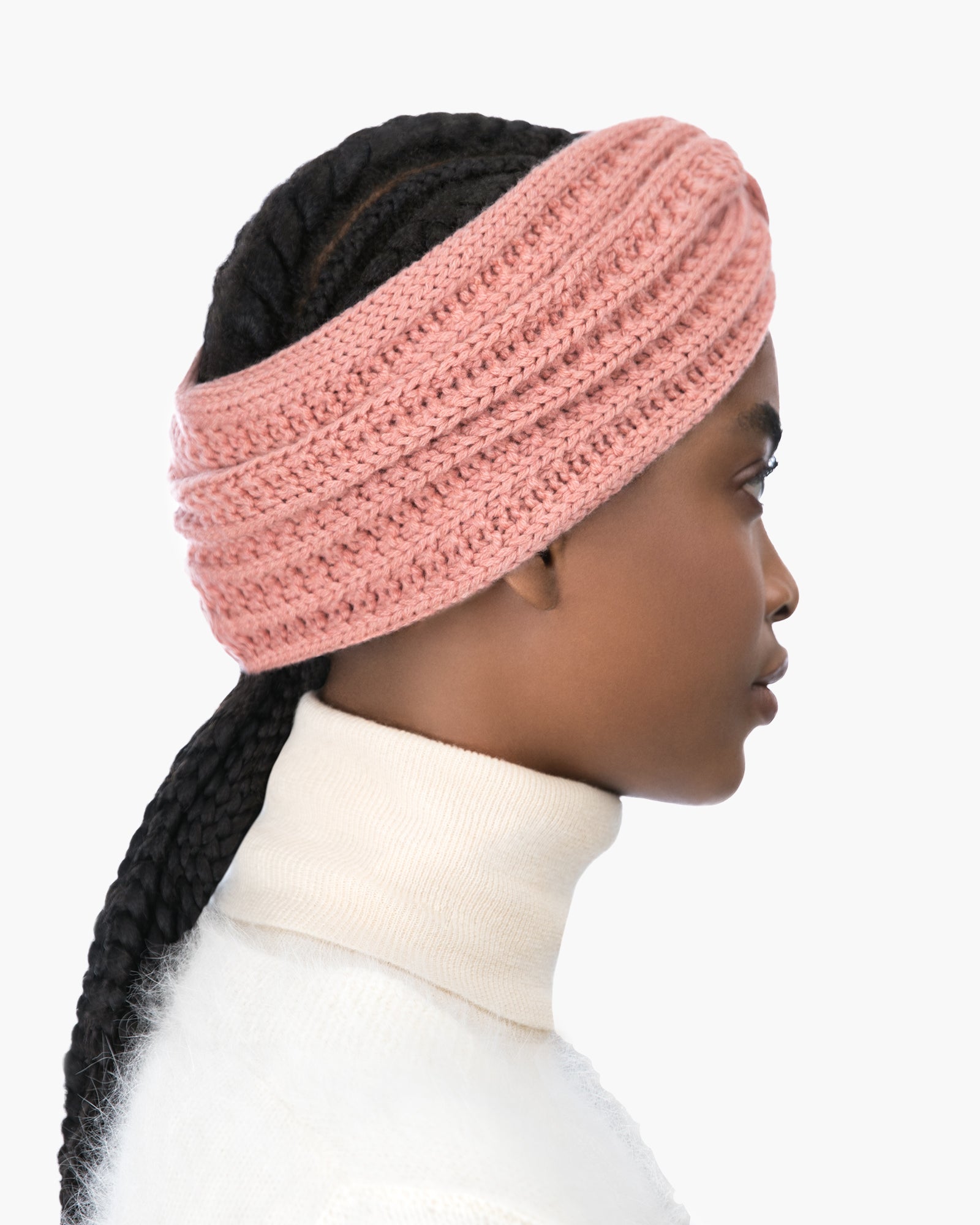 Knit Turban Blush Eric Javits