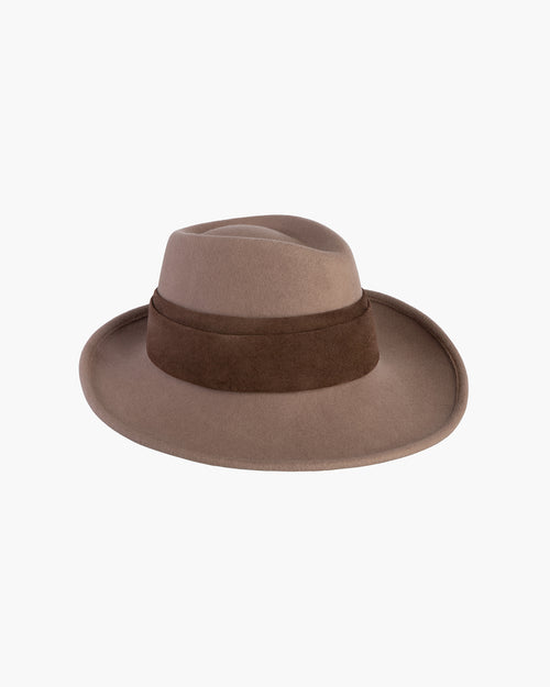 Eric Javits Wool RED LEOPARD PRINT BAND Felt Fedora Hat Eric Javits Fedora | L main image 2