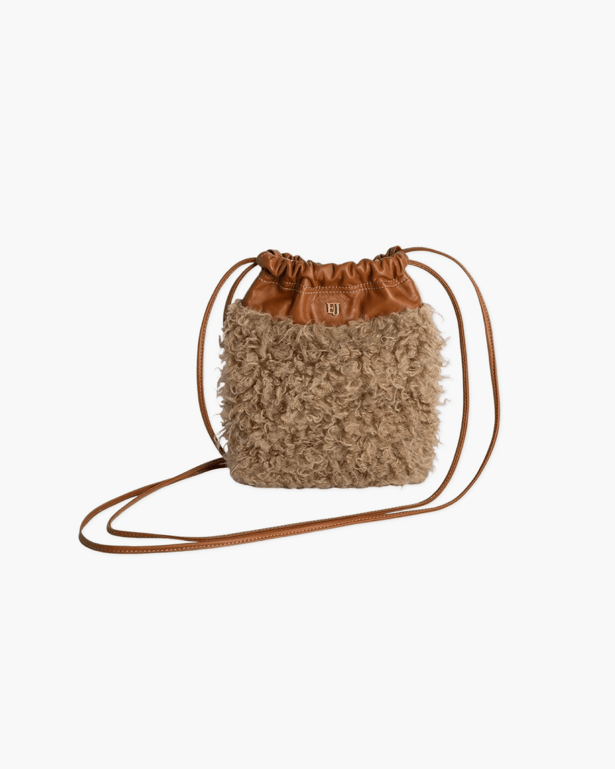 Lil Baa Drawstring Bag Designer Faux Lamb Crossbody Eric