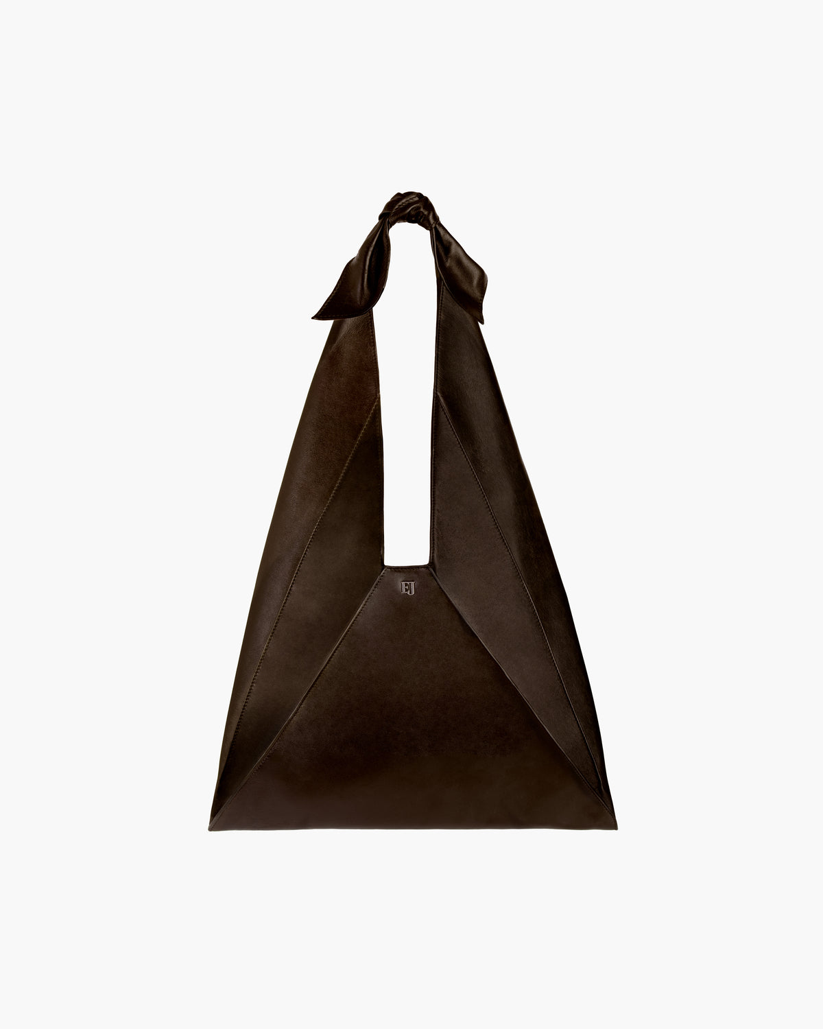 Farrah I Chocolate Eric Javits Leather Bag