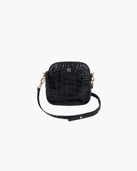 Alli Crossbody Pouch | Crocodile Leather | Eric Javits