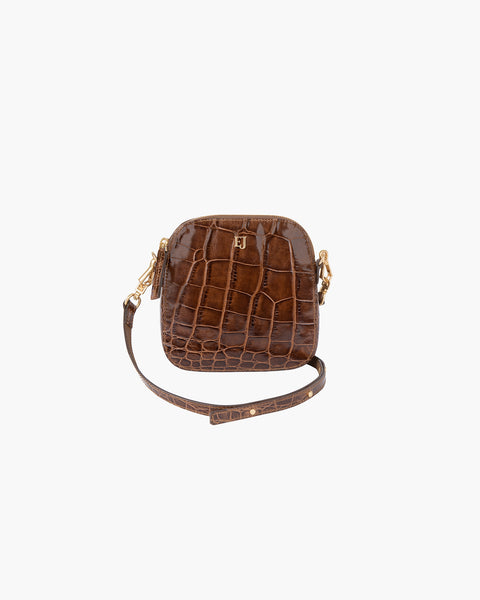 Alli Crossbody Pouch | Crocodile Leather | Eric Javits
