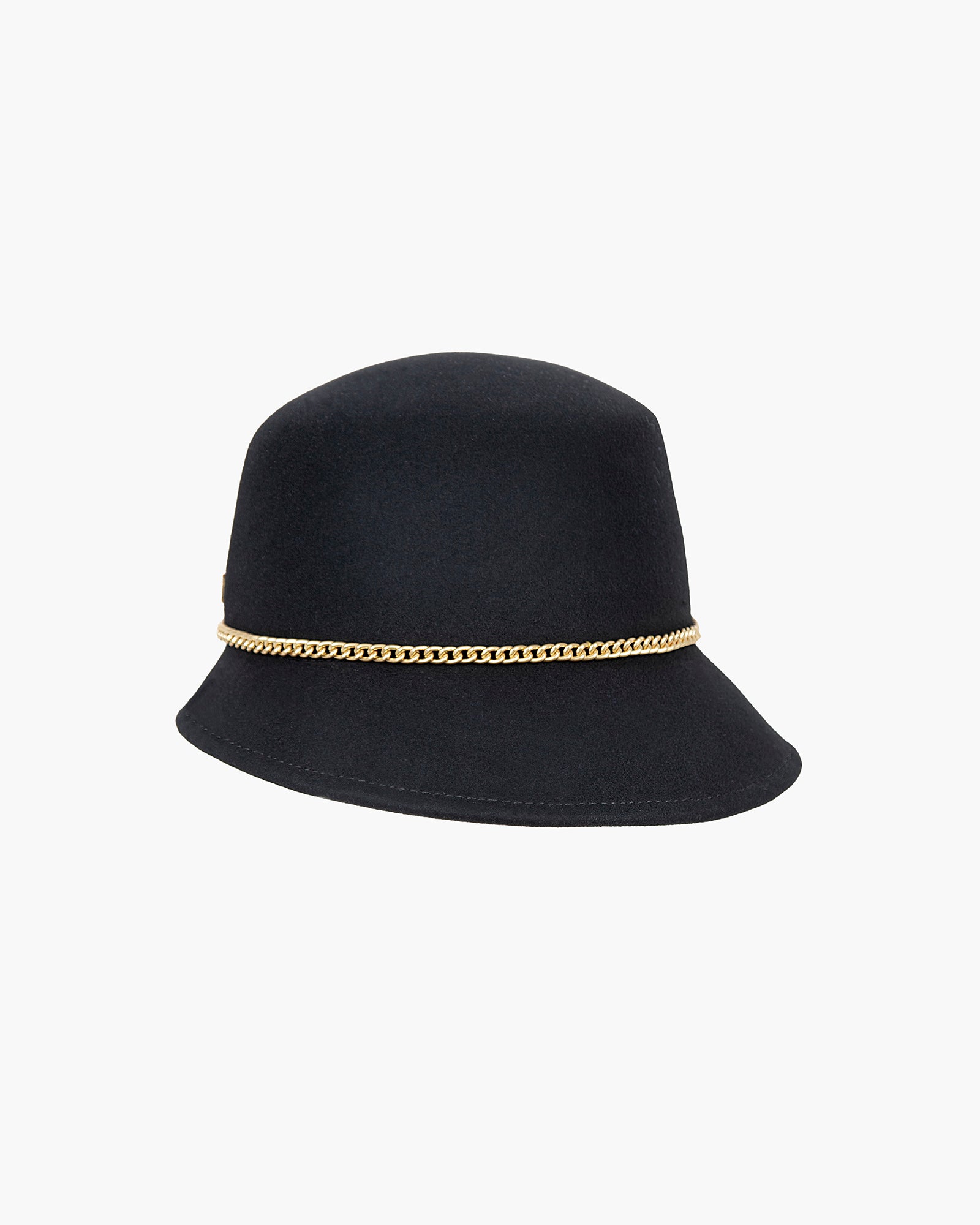 Chain Cloche Wool Hat
