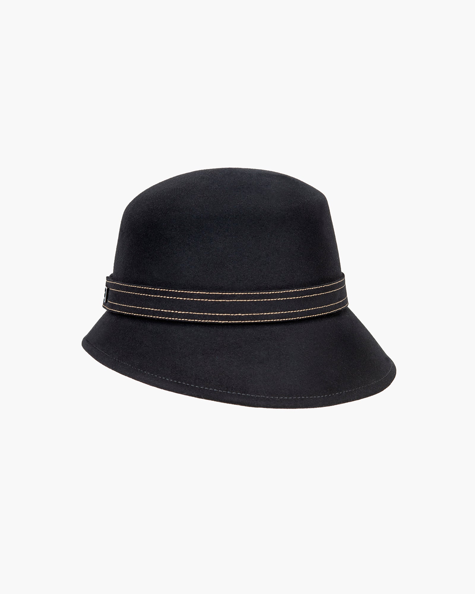 帽子 anytee Felted Bootleg Cap_First Model Anna Superfelt Cloche Hat I Downturned Brim | Eric Javits