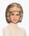 Fur Helmet Natural Eric Javits