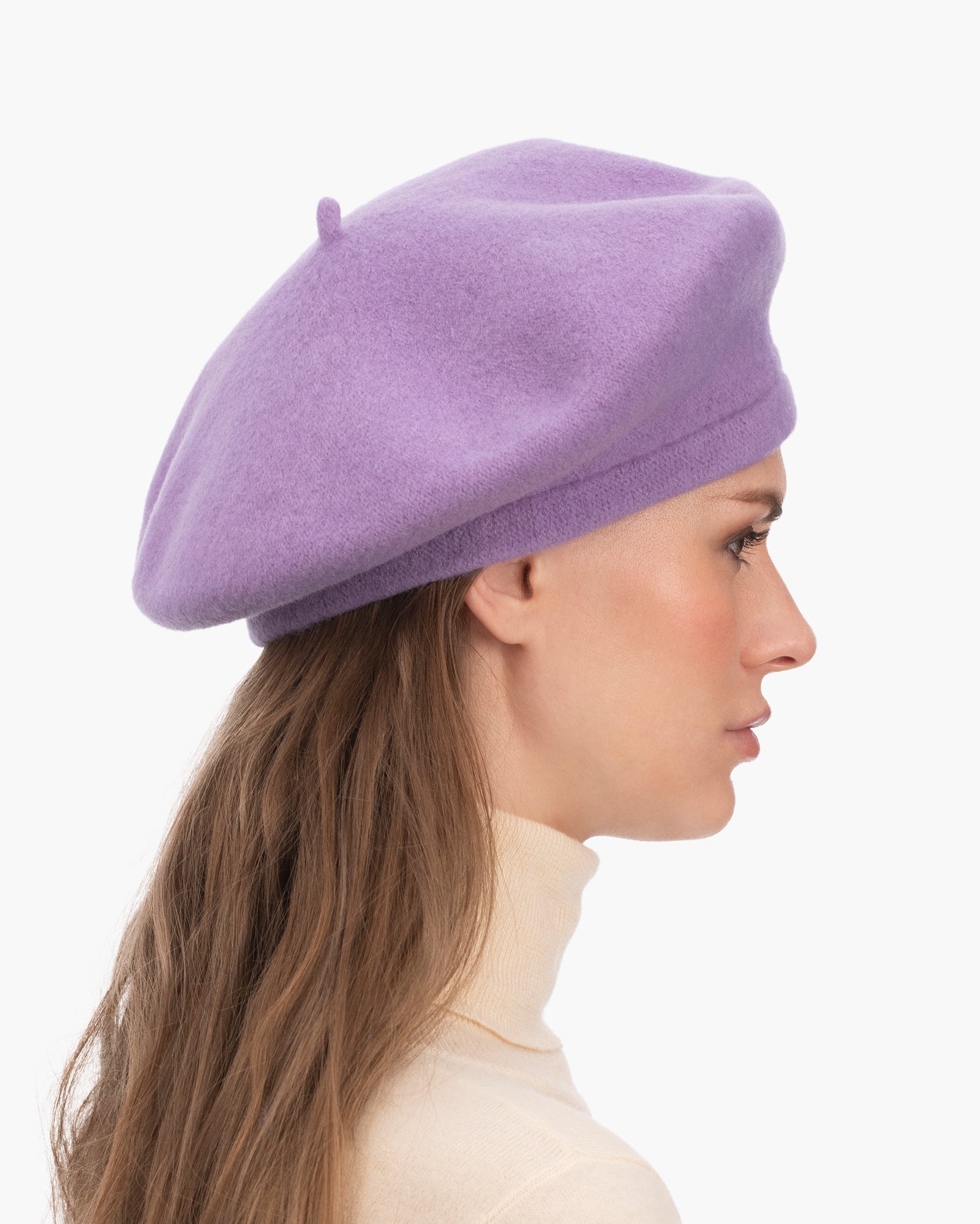 Tanya beret Lilac Eric Javits