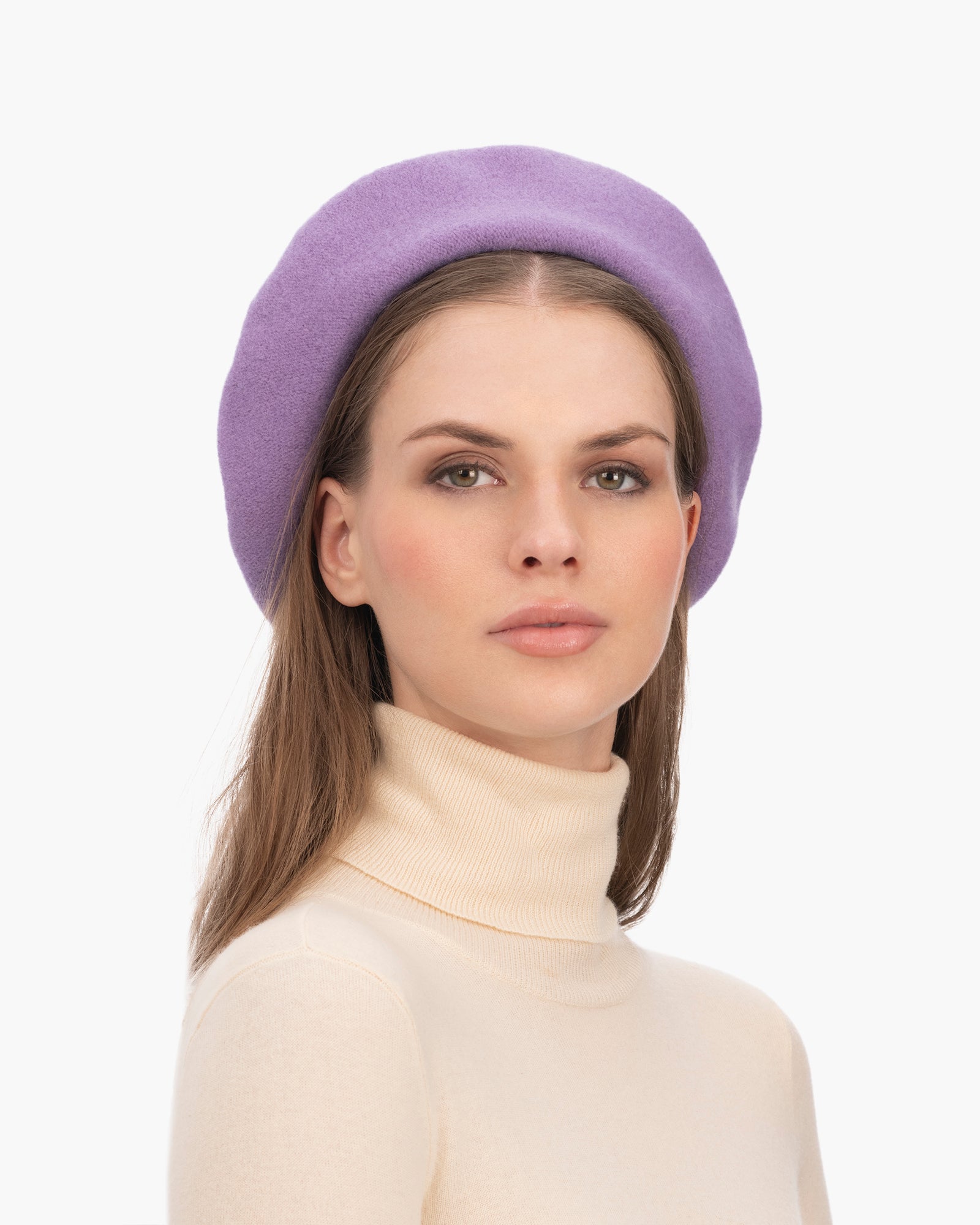 Tanya beret Lilac Eric Javits