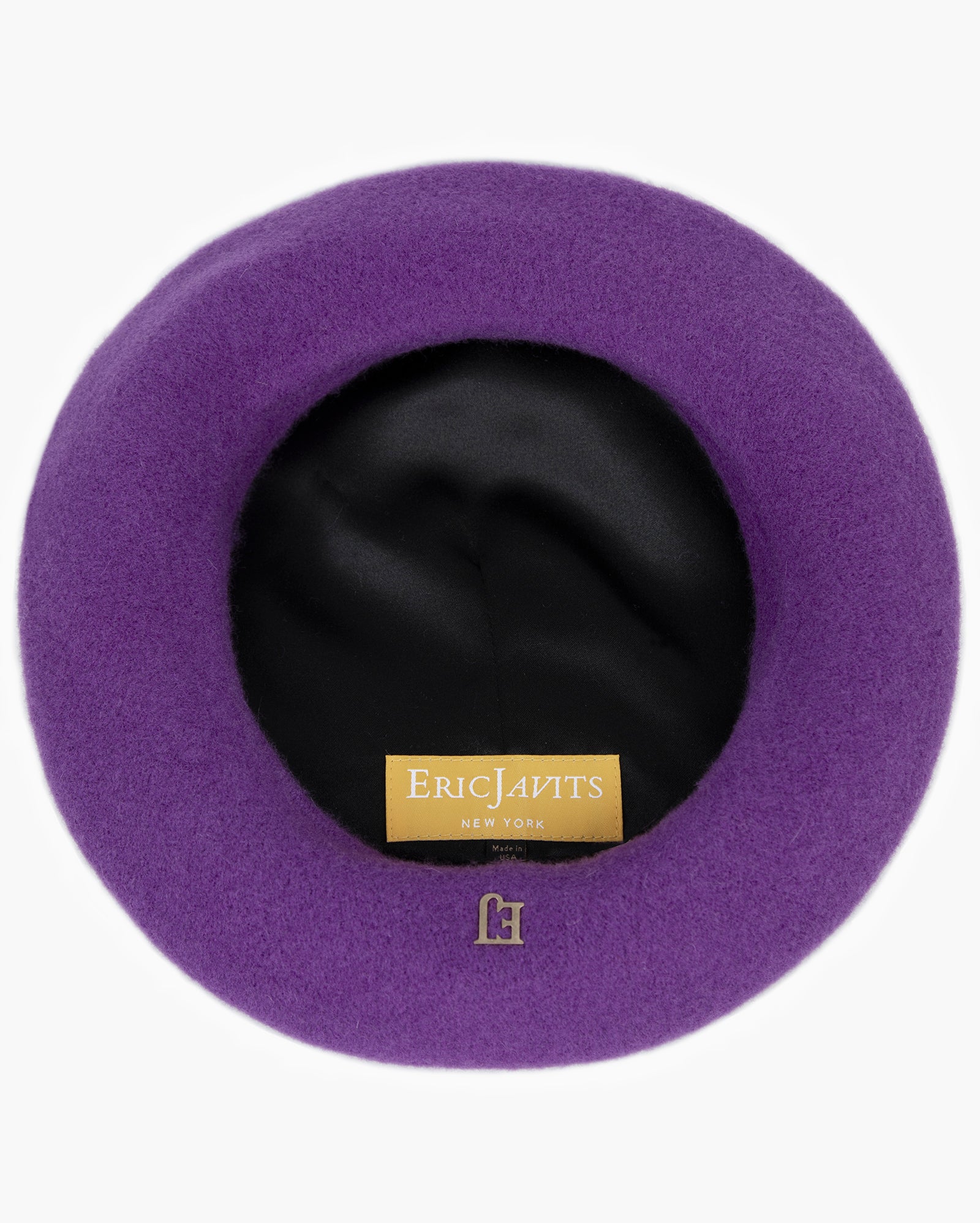 Tanya beret Purple Eric Javits