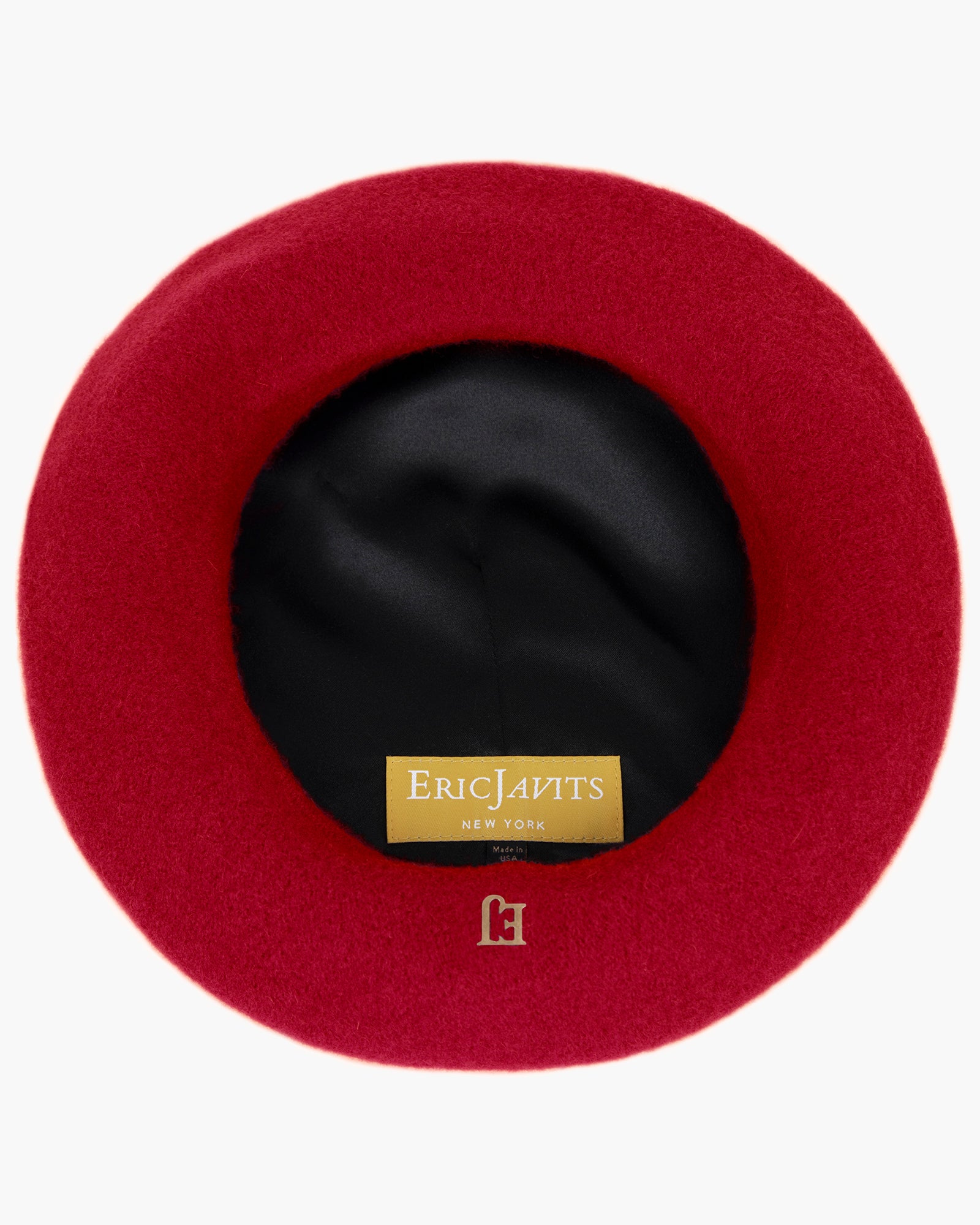 Tanya beret Red Eric Javits