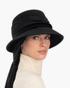 Scarf Agatha Black Eric Javits