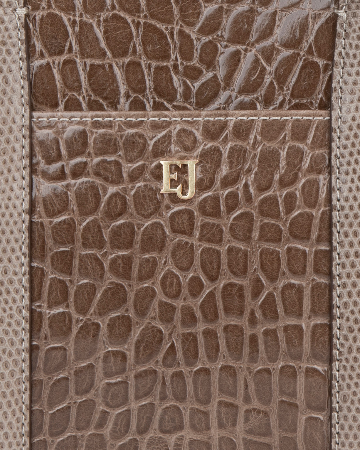 Toto Tote Bag I Embossed Calf Leather | Eric Javits