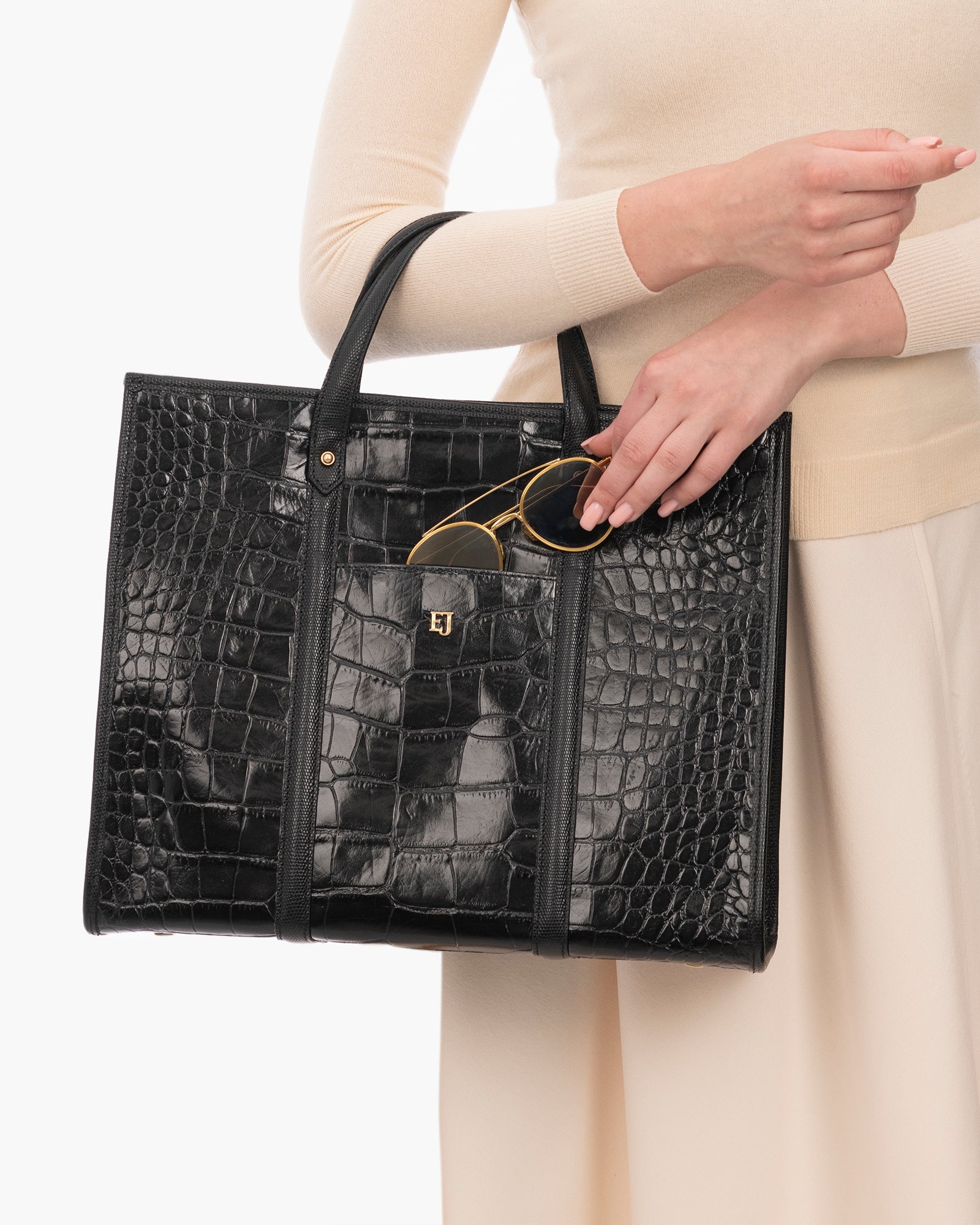 TATAバッグ TaTa Tote I Luxury Leather Work Bag for Women | Eric Javits