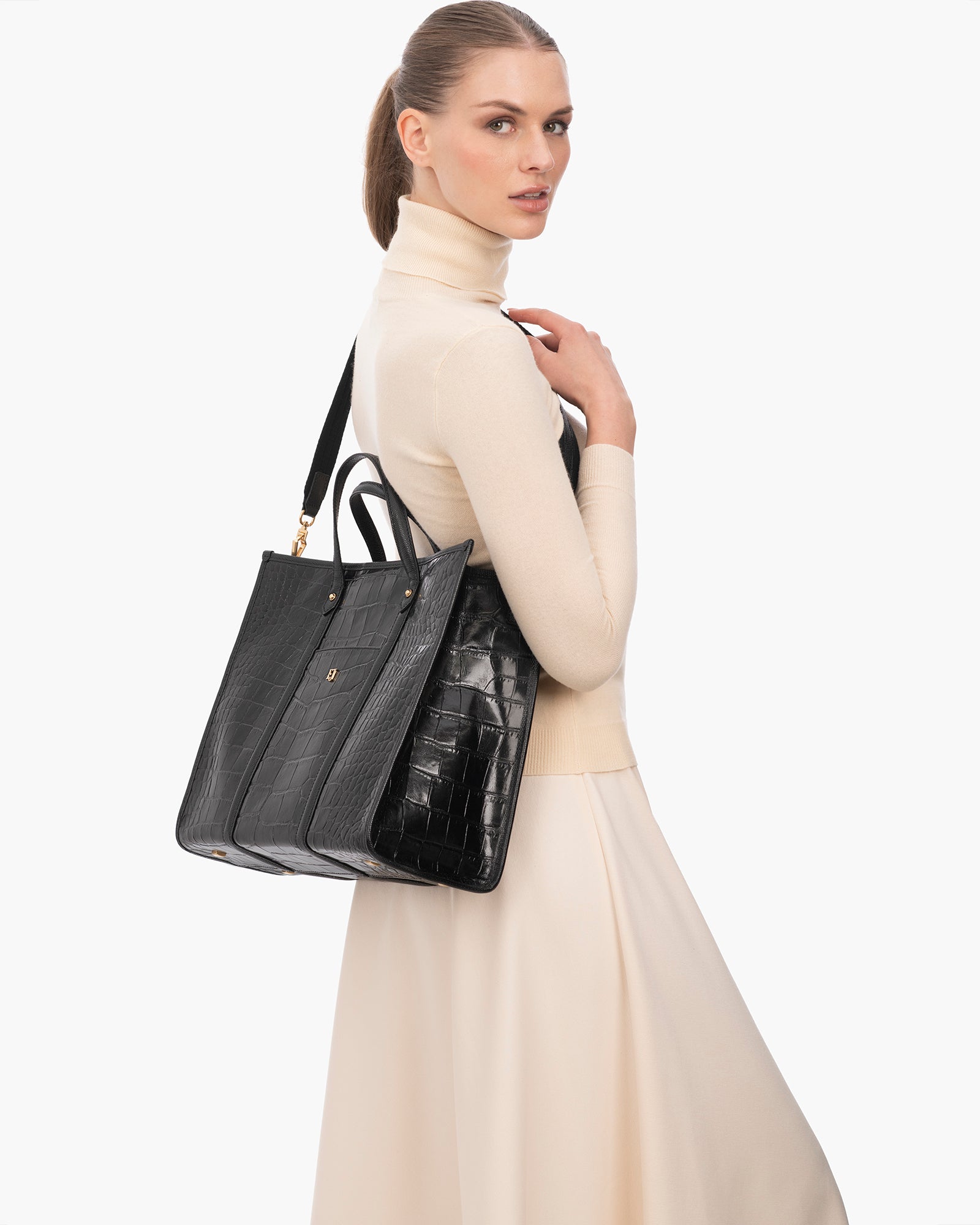TATAバッグ TaTa Tote I Luxury Leather Work Bag for Women | Eric Javits
