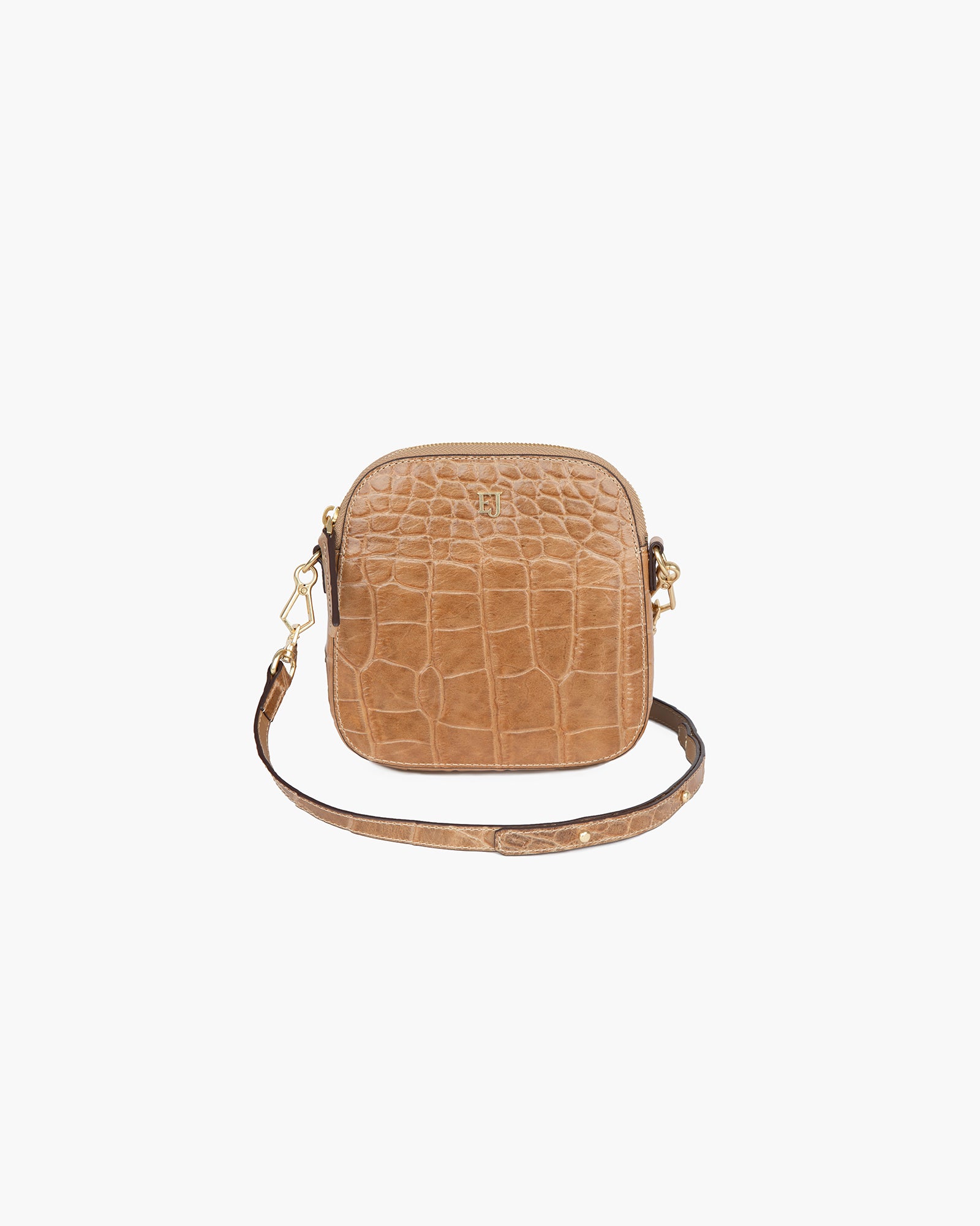 Alli Crossbody Pouch | Crocodile Leather | Eric Javits