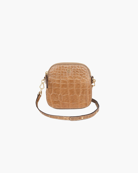 Alli Crossbody Pouch | Crocodile Leather | Eric Javits