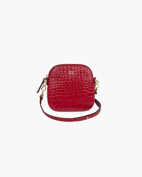 Alli Crossbody Pouch | Crocodile Leather | Eric Javits