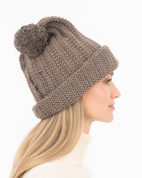 Beanie Taupe Eric Javits