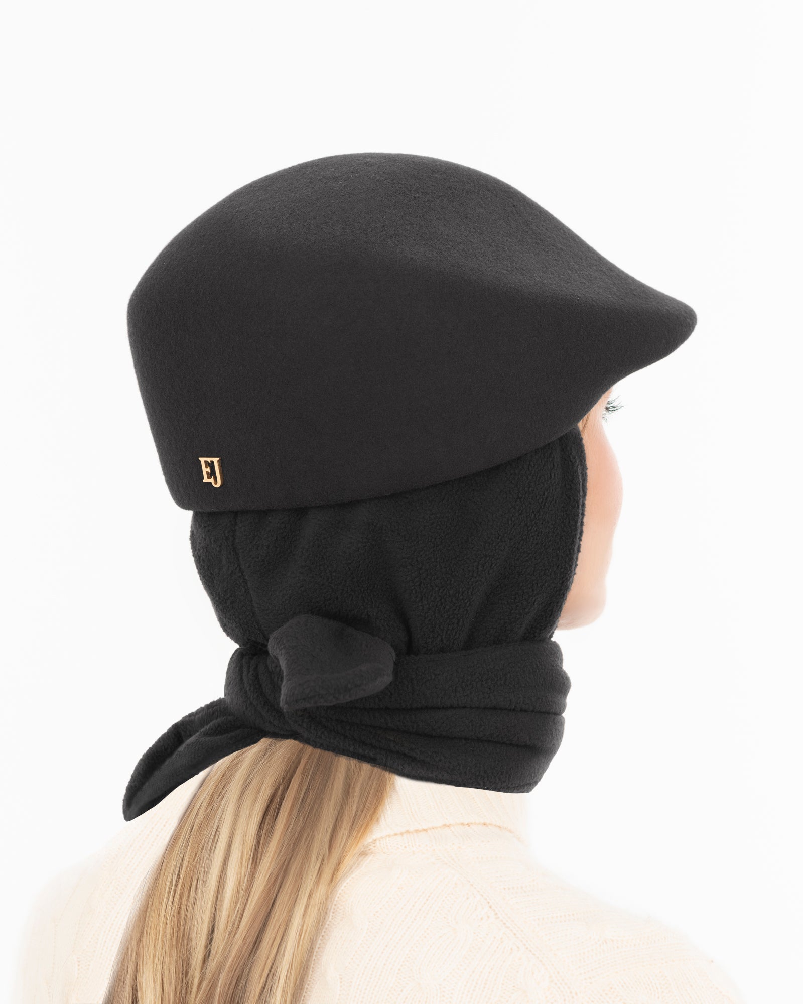Duckie W/Scarf I Wool Felt Hat Microfiber Scarf | Eric Javits