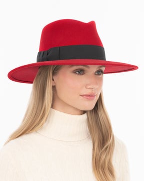 Wool Zora Red/Black Eric Javits