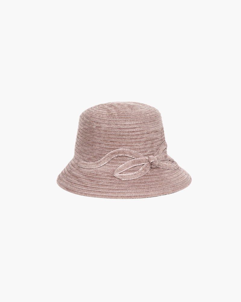 Shenia Bow Cloche Fawn Eric Javits