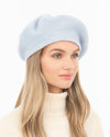 Tanya beret Ice Blue Eric Javits