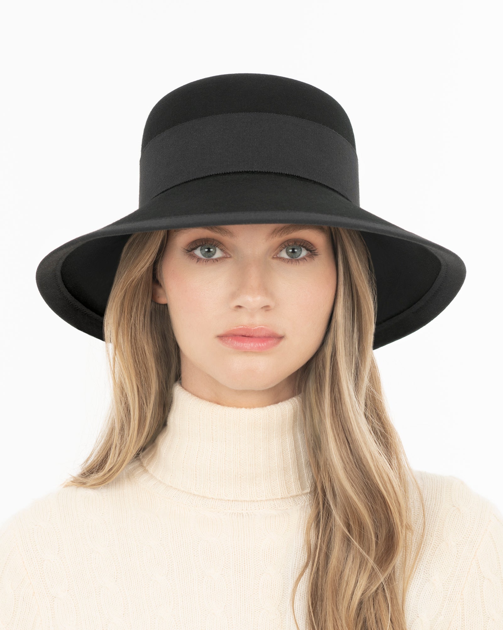 Diva D'hiver I Tulip-Brim Felt Hat with UPF 50+ | Eric Javits