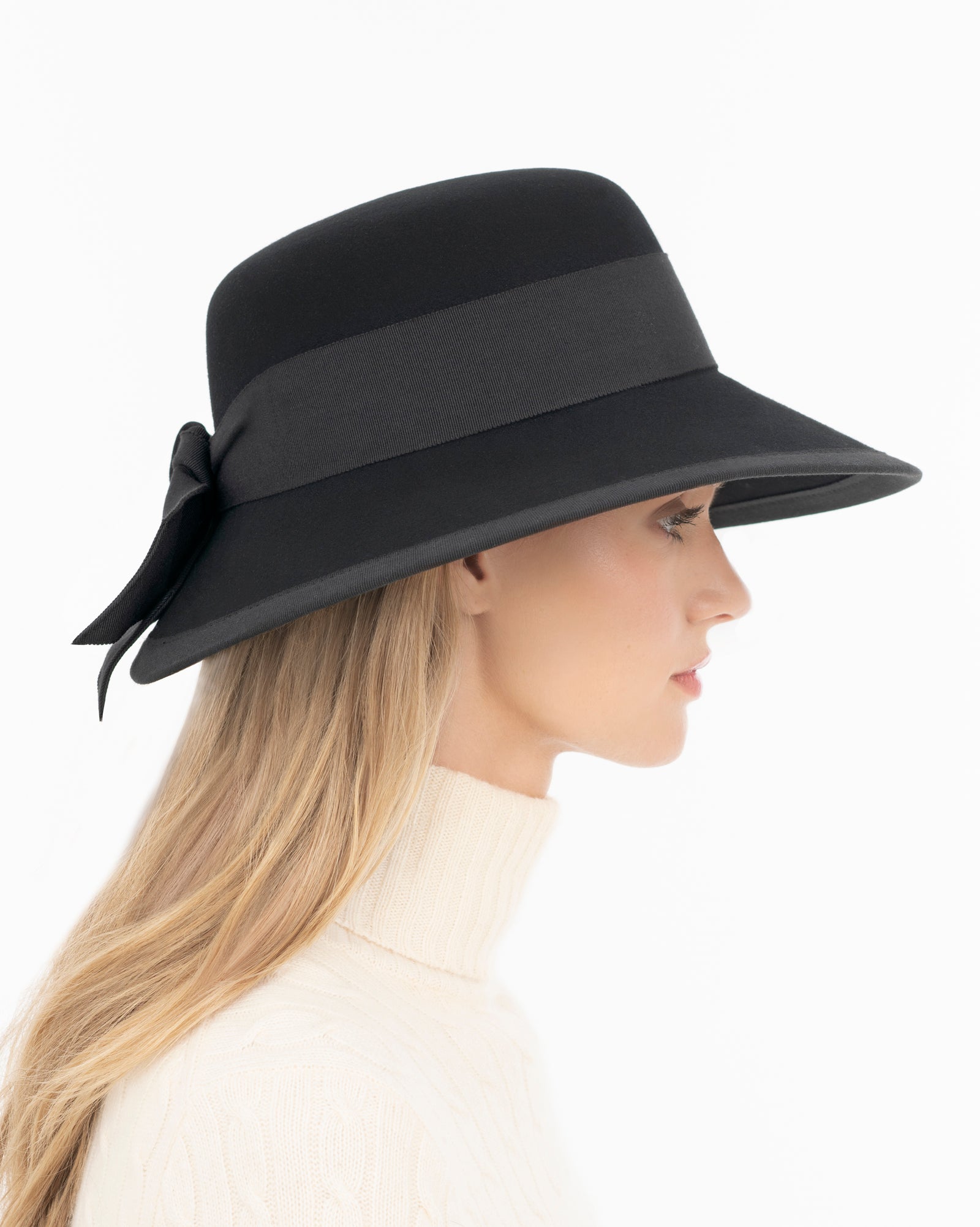 Diva D'hiver I Tulip-Brim Felt Hat with UPF 50+ | Eric Javits