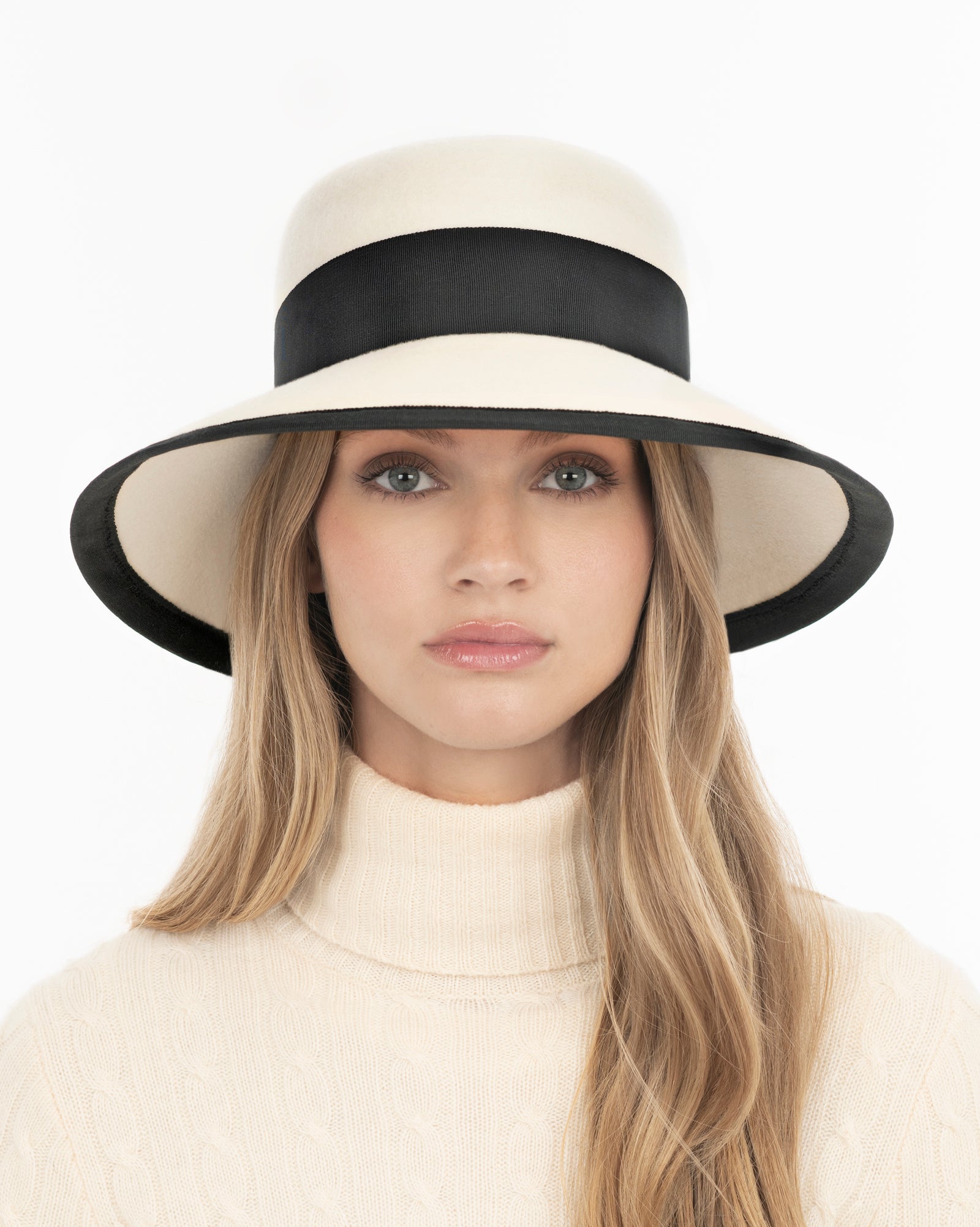 Diva D'hiver I Tulip-Brim Felt Hat with UPF 50+ | Eric Javits
