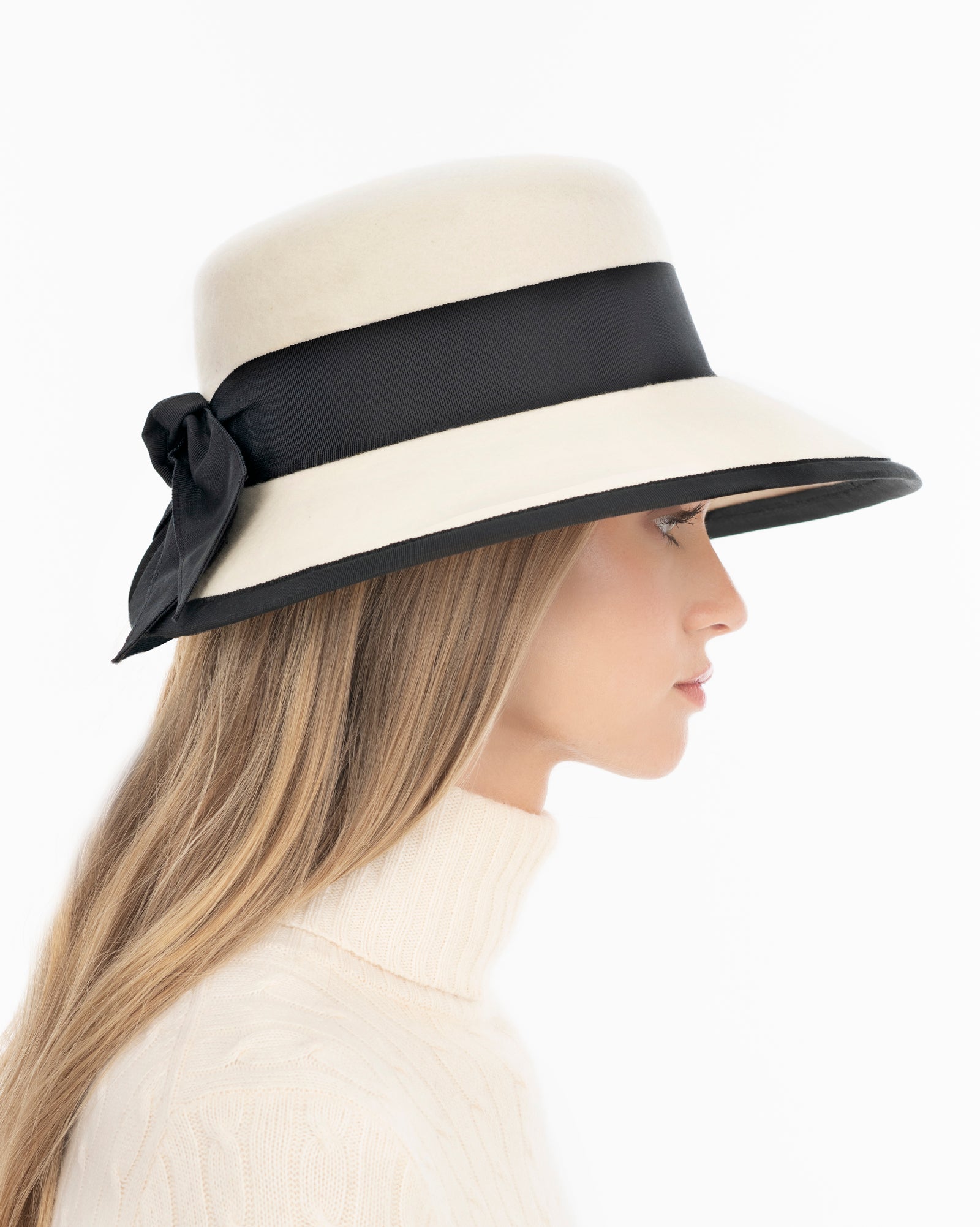 Diva D'hiver I Tulip-Brim Felt Hat with UPF 50+ | Eric Javits
