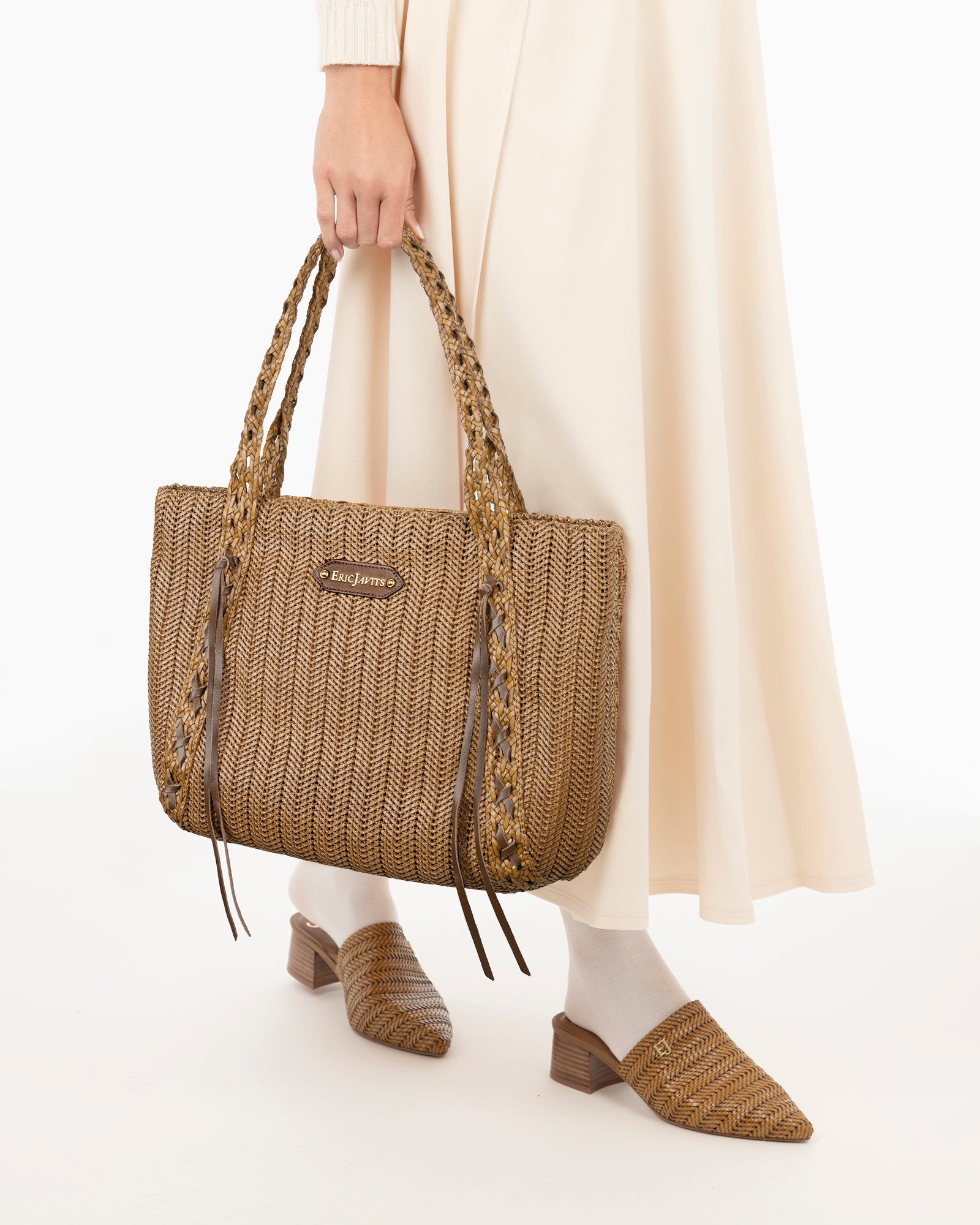 Chaya Tote I Vegan Leather Work Bag | Eric Javits