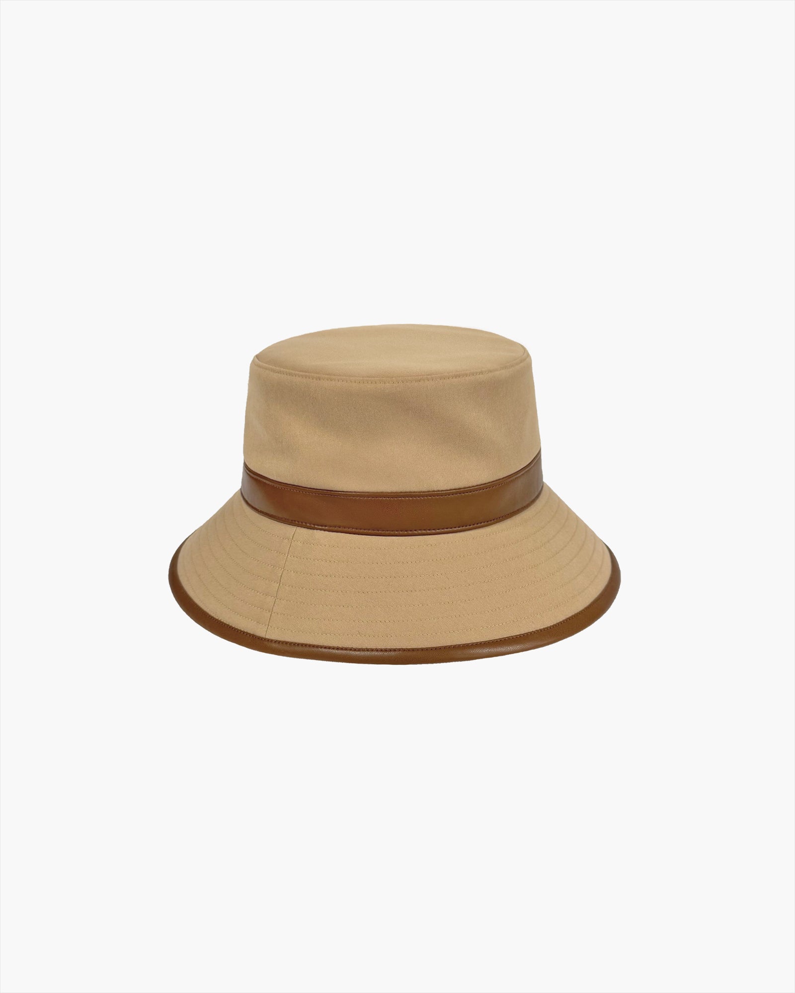 Petra Rain Bucket Tan/Saddle Eric Javits