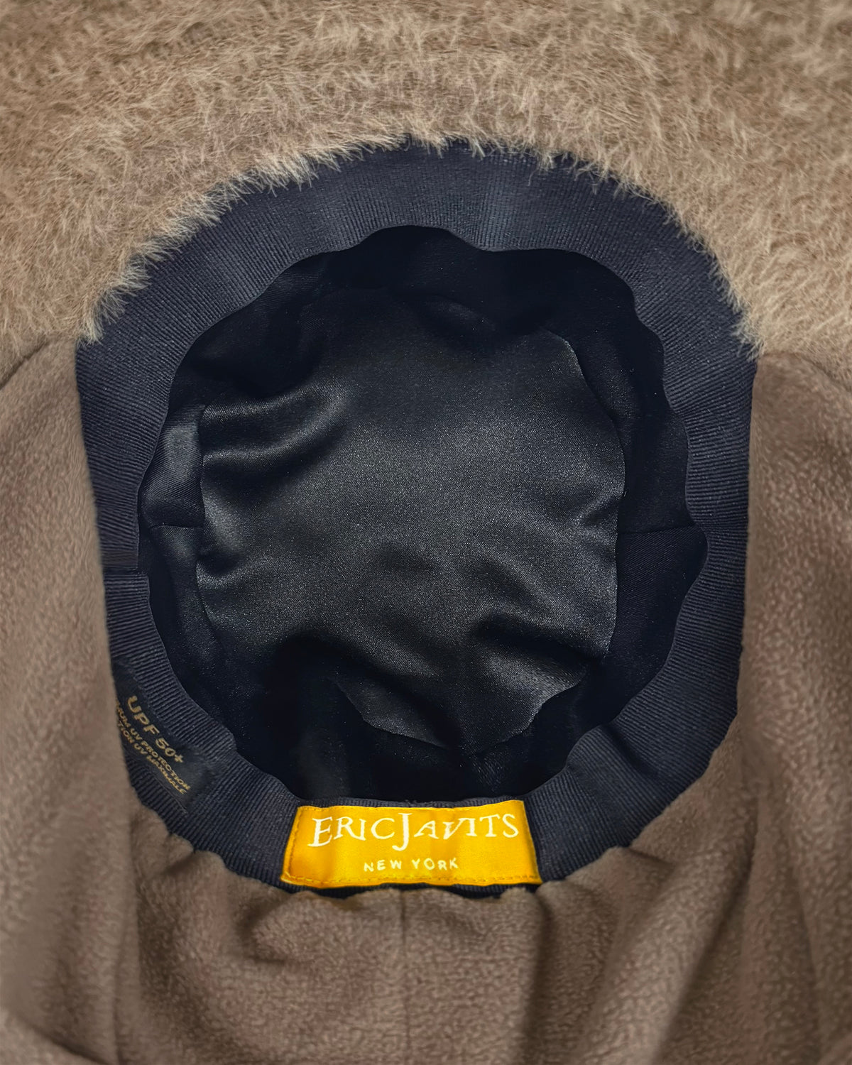 Fuzzy Bucket With Scarf Buff Eric Javits