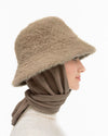 Fuzzy Bucket With Scarf Buff Eric Javits