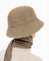 Fuzzy Bucket With Scarf Buff Eric Javits