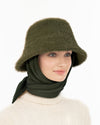 Fuzzy Bucket With Scarf Ivy Eric Javits