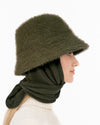 Fuzzy Bucket With Scarf Ivy Eric Javits