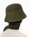 Fuzzy Bucket With Scarf Ivy Eric Javits