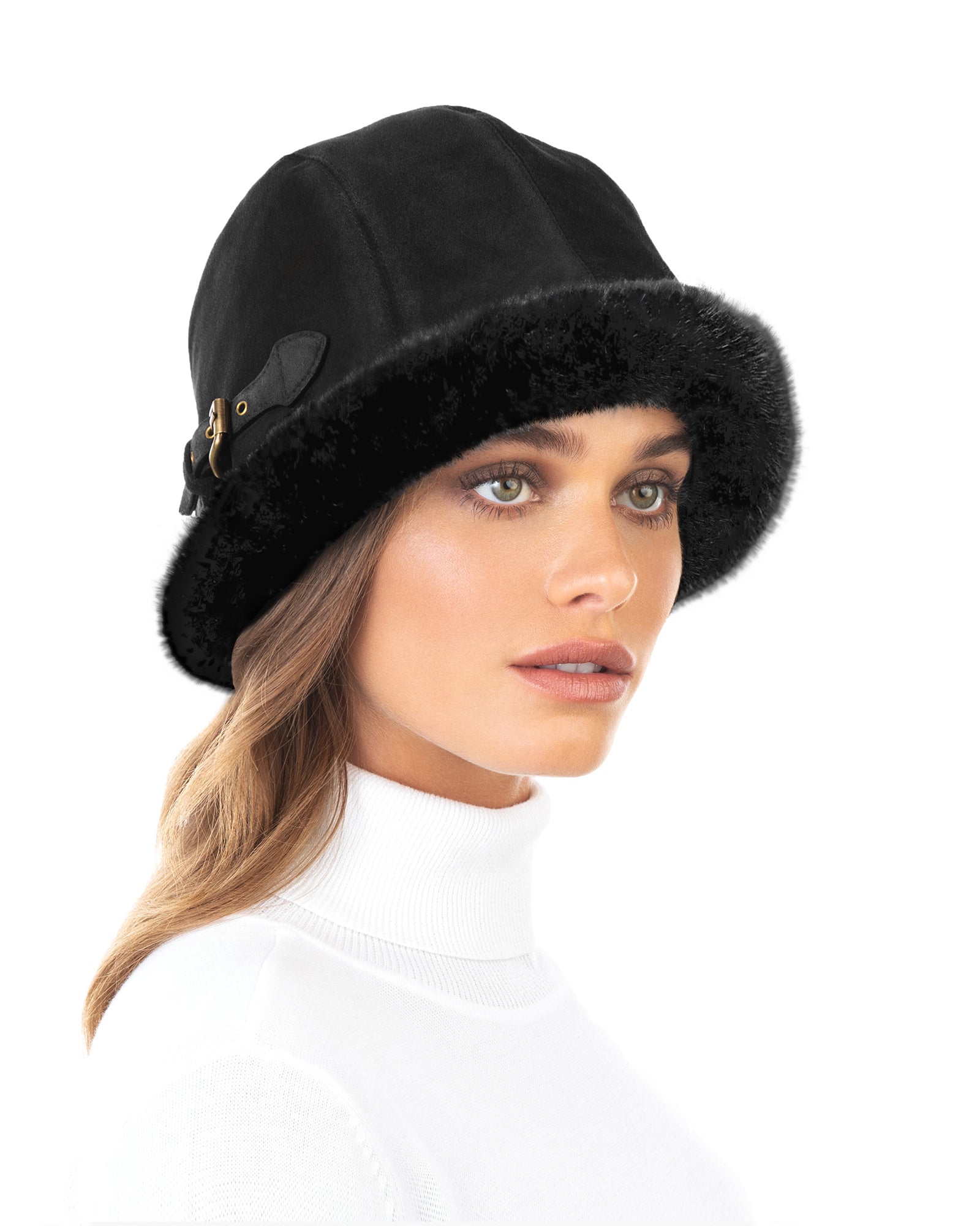 Eric Javits Women Hats Black Vail Winter Hats Black