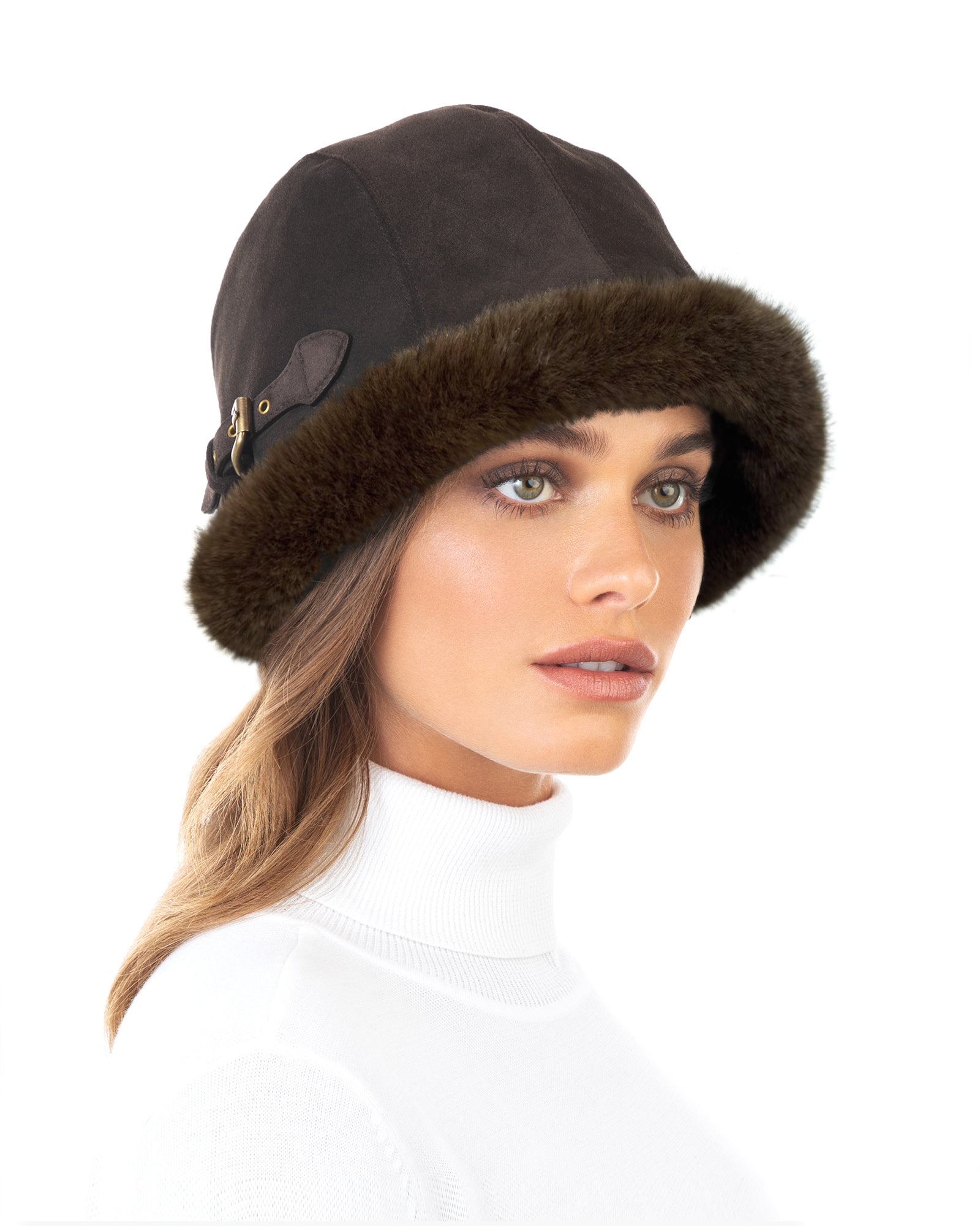 Vail Suede Cloche｜Handmade Winter Hat | Eric Javits