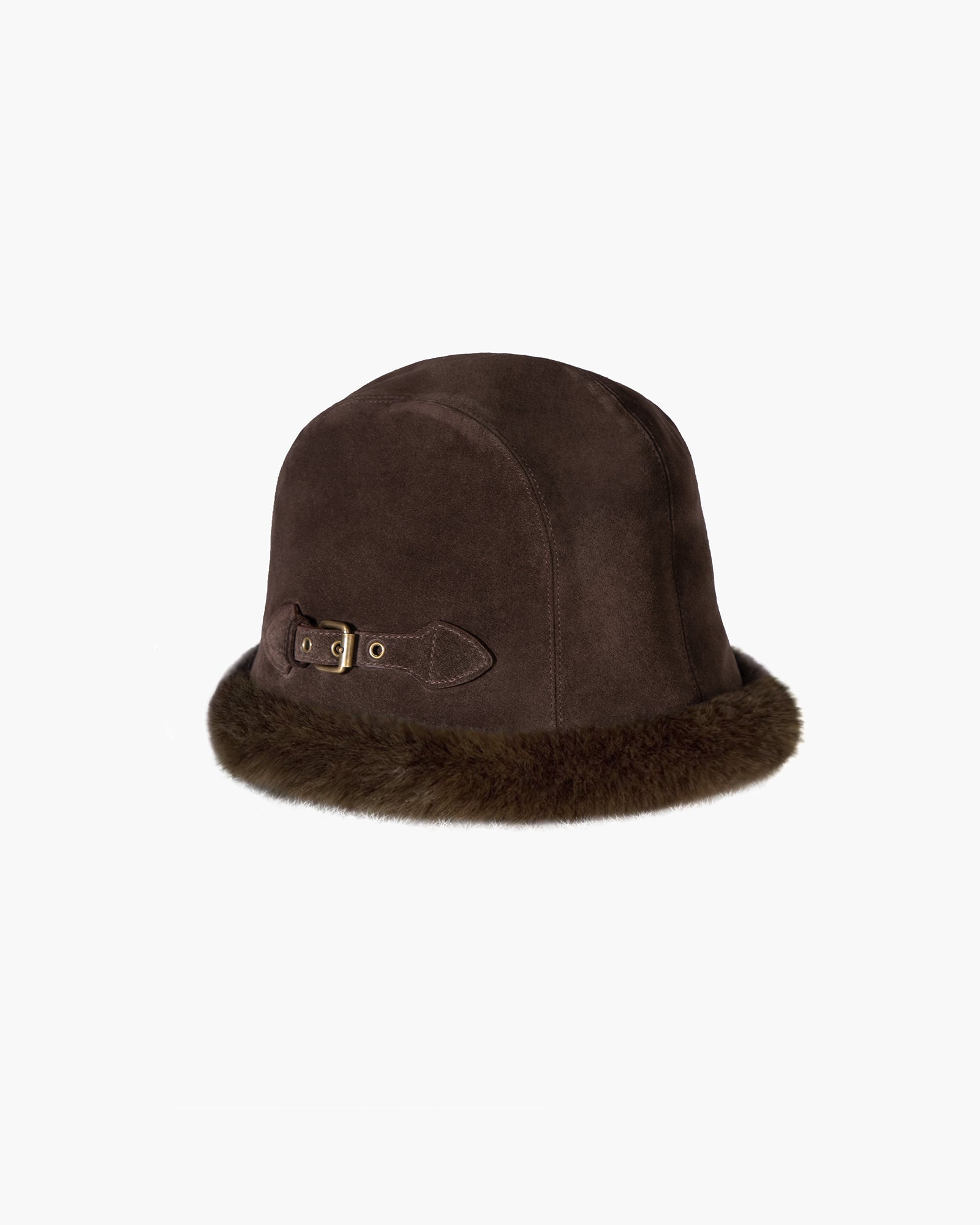 帽子 SHOMKA Chocolate lynx bonnet 49cm Brown Sheared Beaver Russian Cossack Hat for Men: FurHatWorld.com